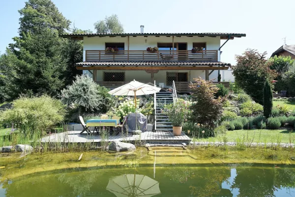 Einfamilienhaus mit Schwimmteich, Garten & unverbautem Ausblick - 4786 Brunnenthal bei Schärding