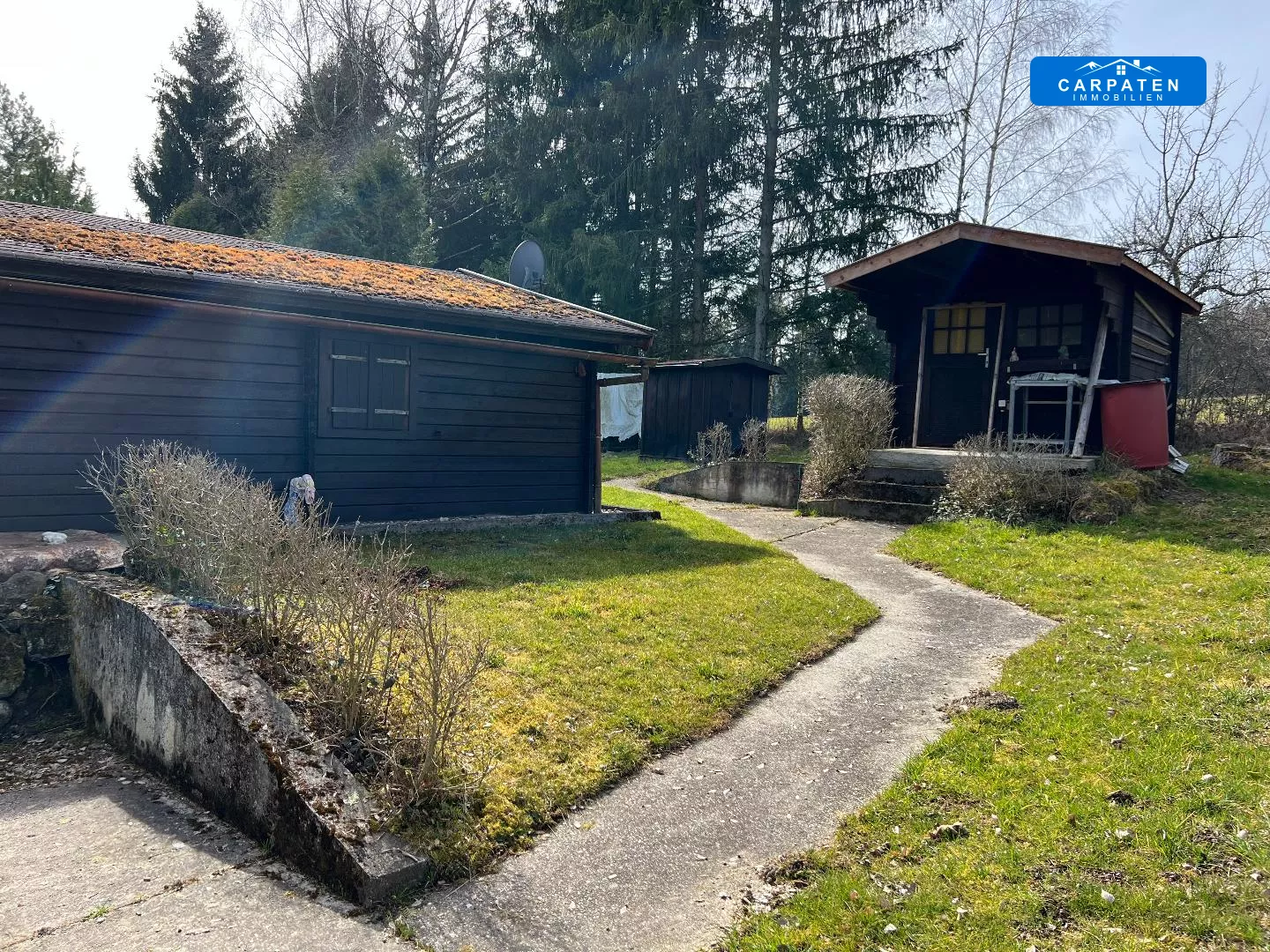Ansicht Garten- und Gerätehaus